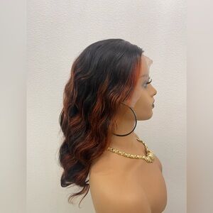 18” 13x6 Body Wave Highlighted Lacefront Human Hair Wig